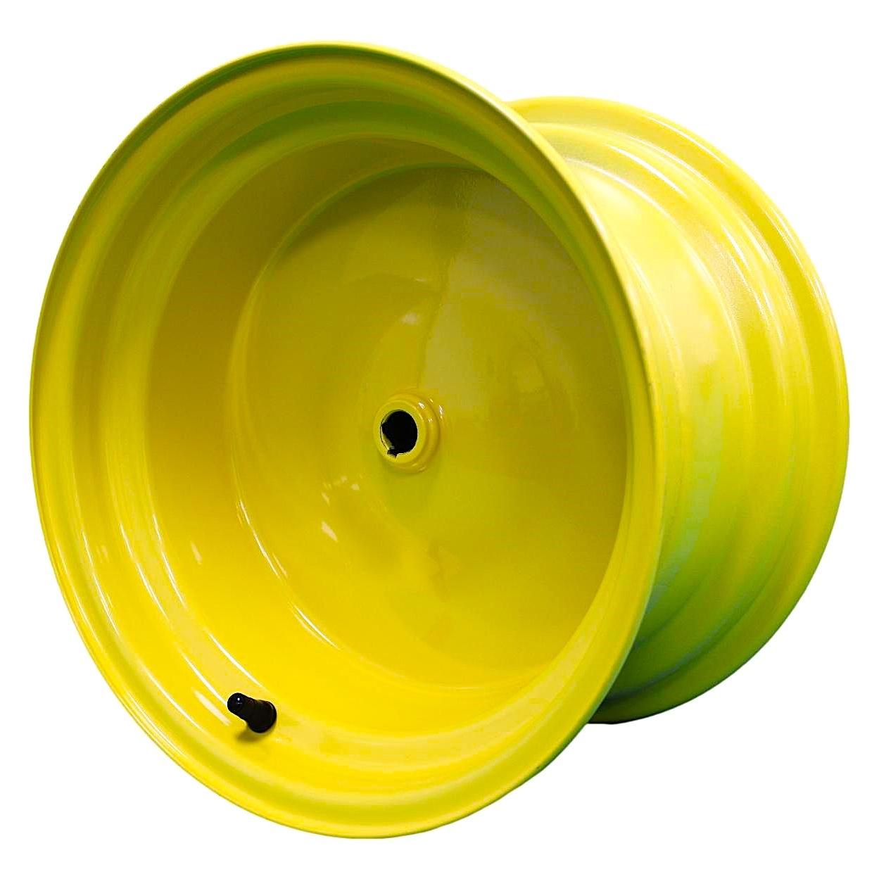 Antego 12x7.5 Yellow Keyed-Hub Mower Wheel, Fits John Deere GY20663, Single Questions & Answers