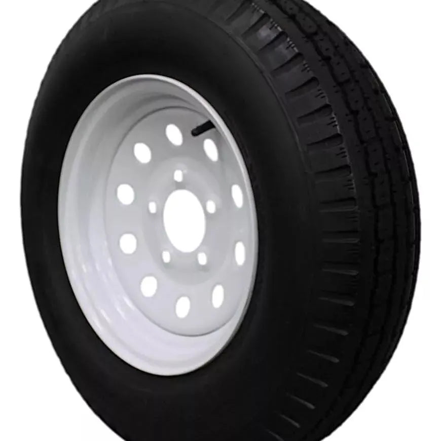 Antego ST185/80D13 Bias Trailer Tire & White Modular Wheel Assemblies, 6 Ply, 4-Pack Questions & Answers