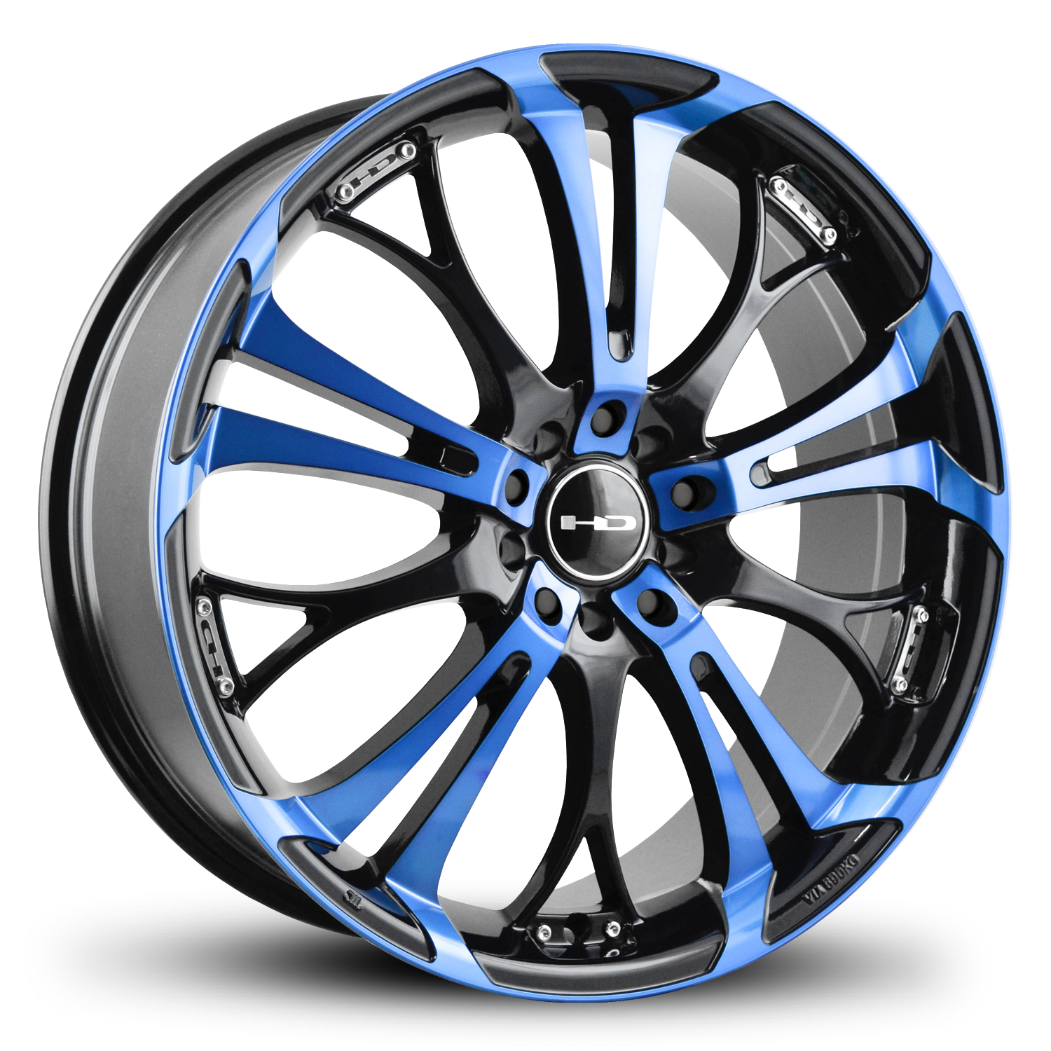 HD Wheels Spinout 16x7 +40 5x100/5x114.3mm 73.1mm Gloss Blue/Machined Face Questions & Answers