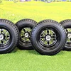 205/50-10 with 10x7 Fusion Glossy Black Wheels for Golf Cart (Set of 4) Questions & Answers