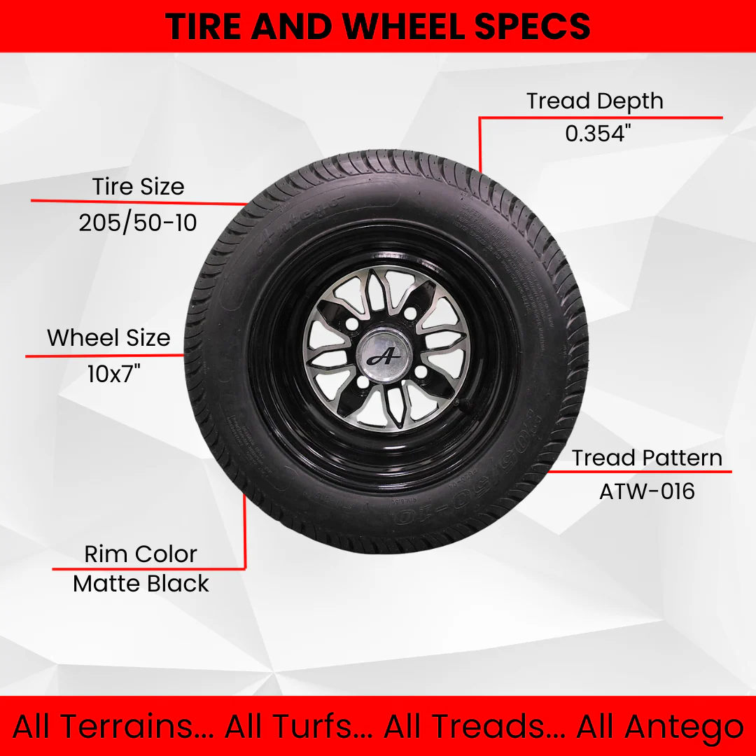 Can I put 10 inch wheels on my golf cart?