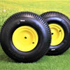 20x8.00-8 4 Ply Tires with 8x7 John Deere Yellow Wheels for Lawn & Garden Mower Turf Tires (Set of 2) Questions & Answers