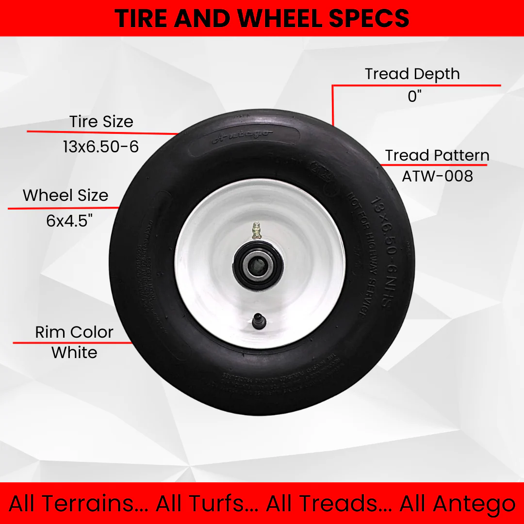 What size tires are on the Exmark Lazer Z series?