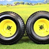 22x9.50-10 Turf Tire and 10x7 Wheel Assembly for Lawn & Garden Mower (Set of 2) Questions & Answers