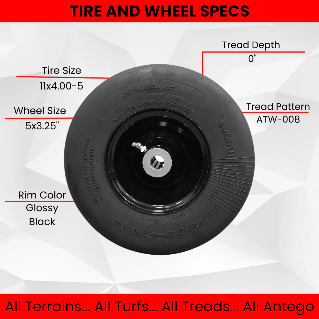What type of bushing is included with the tire?