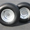 205/65-10 20.5x8.0-10 10 ply Load Range E Super Durable Antego Trailer Tire Wheel Assy - 5 Lug Galvanized Rim (Set of 2) Questions & Answers