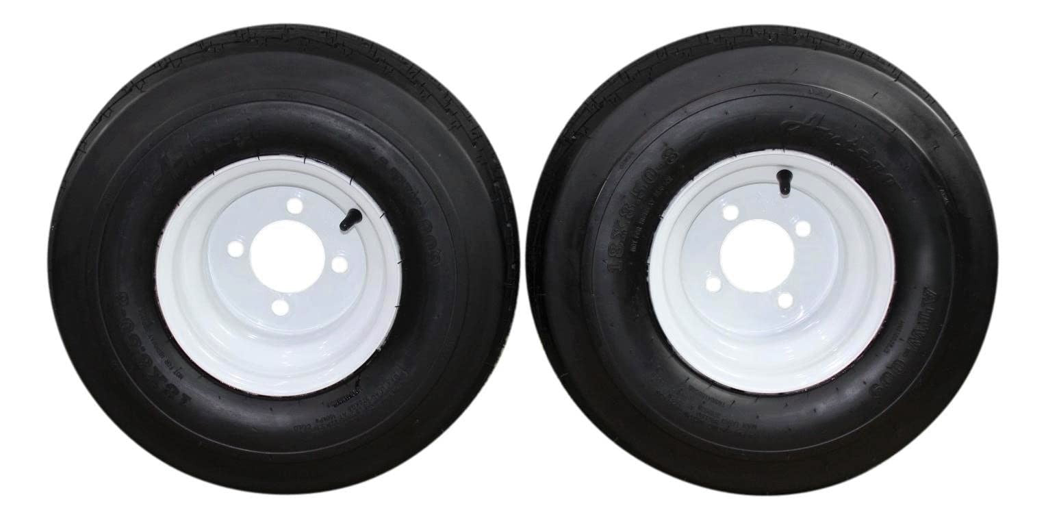 18x8.50-8 White Wheel Assembly Set Questions & Answers