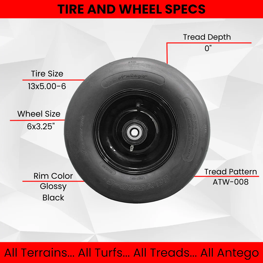 13x5.00-6 Pneumatic Tire and 6x3.25 Wheel Assemblies (Set of Two) Questions & Answers