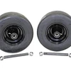 13x6.50-6 Semi-Pneumatic Flat Free Smooth with 6x4.5 Black Wheel (Set of Two) Questions & Answers