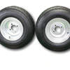 (Set of 2) 205/65-10 20.5x8.0-10 10 ply Load Range E super durable Antego Trailer Tire Wheel Assy - 4 Lug Galvanized Rim Questions & Answers