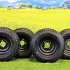 How tall is a 205 50 10 golf cart tire?