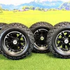 23x10.50-12 with 12x6 Black Aluminum Wheels for Golf/ATV/UTV (Set of 4) Questions & Answers